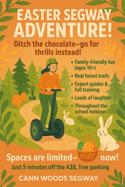 An Easter Adventure Like No Other: Glide Through Cann Woods on a Segway Safari This Holiday!